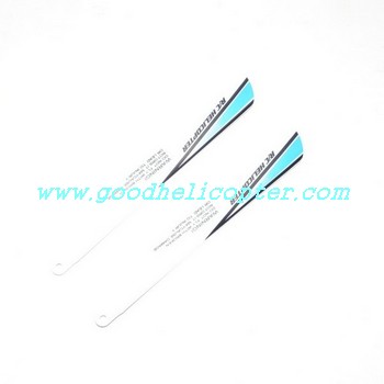 jxd-349 helicopter parts main blades (blue-white) - Click Image to Close